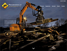 Tablet Screenshot of pearcedaleplanthire.com.au